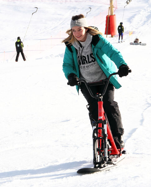 Snowscoot à Montclar