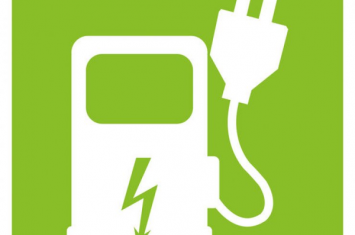 Logo borne électrique
