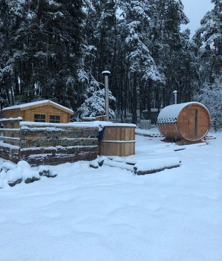 Les bains des bois hiver