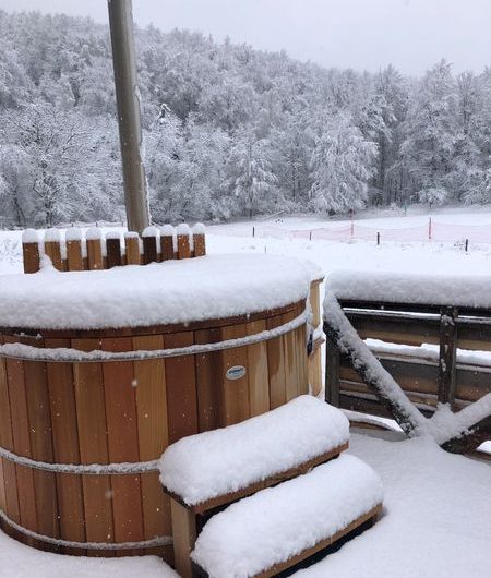 Les Bains des bois hiver