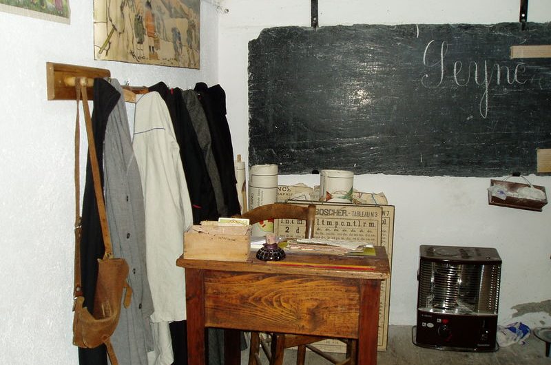 Salle de classe de l’écomusée de l’école