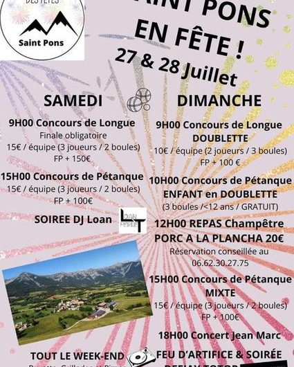 Fête de Saint Pons