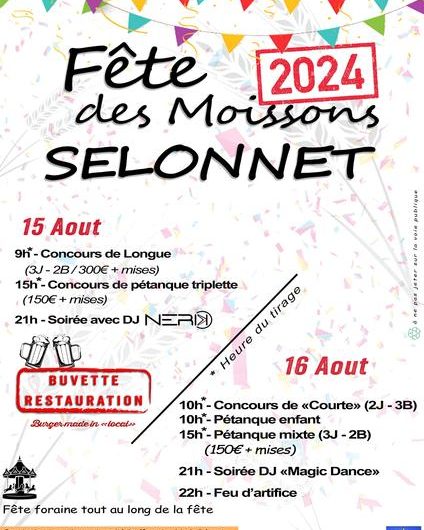 Fête des moissons Selonnet
