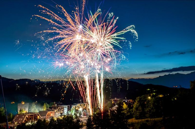 Feu d’artifice à la station de Montclar_Montclar