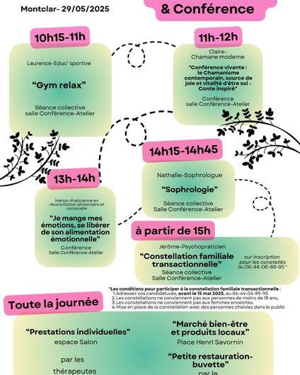 Salon du bien-être & thérapie, « Un chemin vers soi »_Montclar