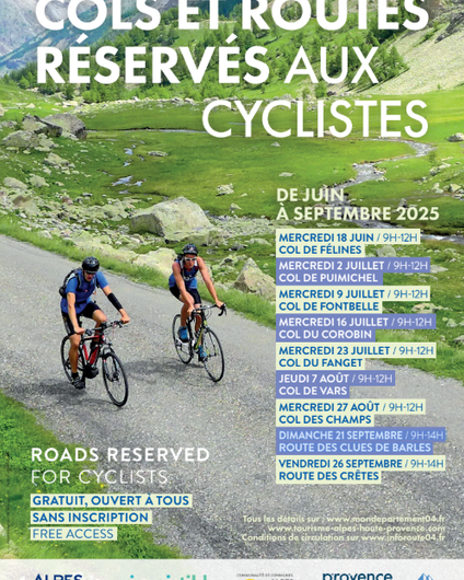 Col du Fanget réservé aux vélos_Seyne