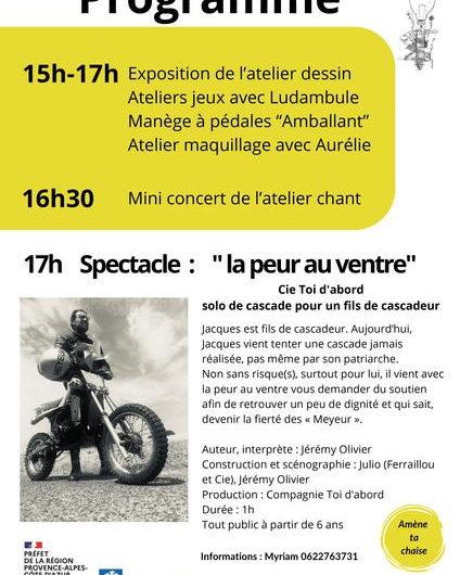 Exposition, ateliers, mini-concert et spectacle La Peur au Ventre_Seyne
