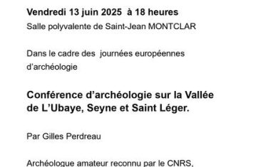 Conférence d’archéologie_Montclar