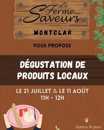 Dégustation de produits locaux à La Ferme aux Saveurs_Montclar