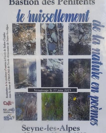 Exposition « Le ruissellement, de la nature en poèmes »