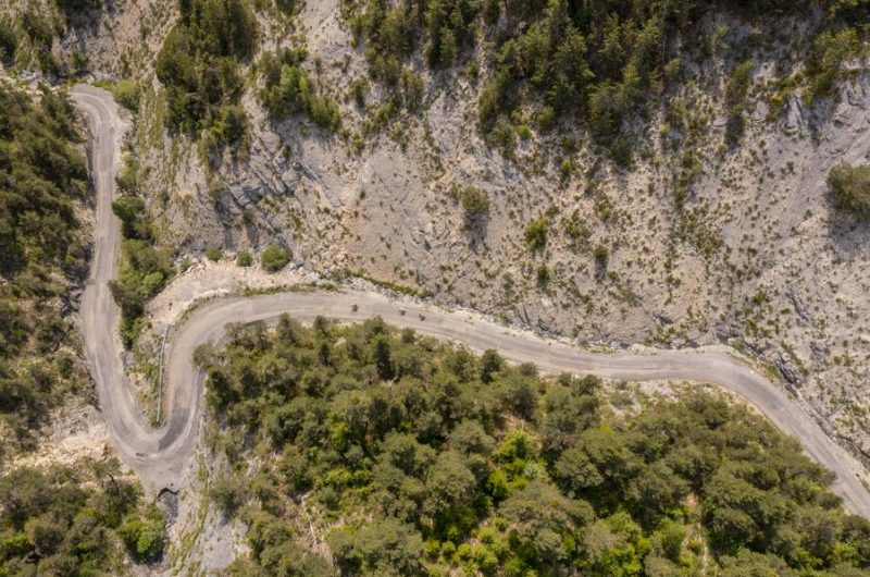 Montée du Col du Fanget par Auzet_Auzet