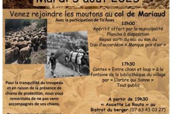 Fête de la Transhumance à l’Ubac – 5ème édition