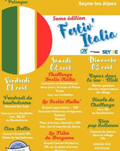 Festiv’Italia – 5ème édition_Seyne