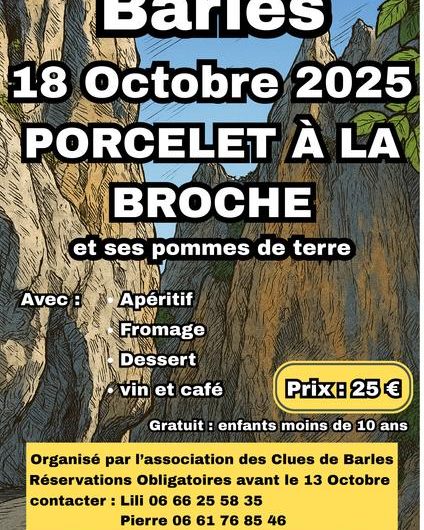 Porcelet à la broche_Barles