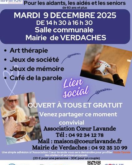 Activités et Services avec Cœur Lavande_Verdaches