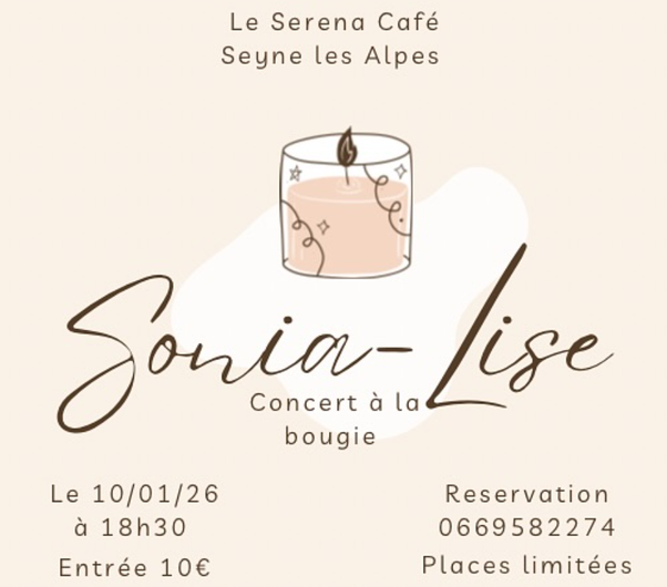 Soirée concert à la bougie au Séréna_Seyne