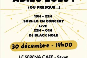 Soirée concert Adieu 2025 au Séréna_Seyne