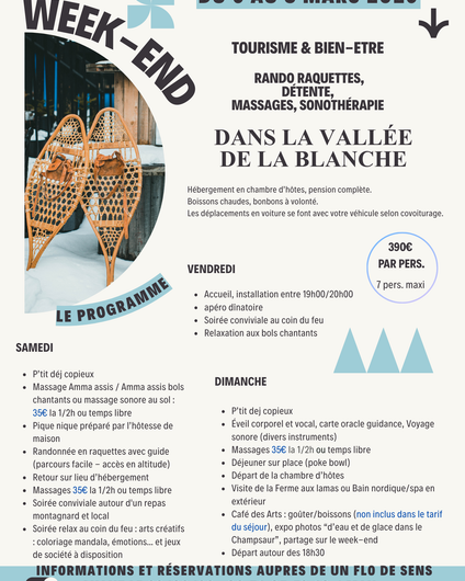 Week-end bien-être ressourçant