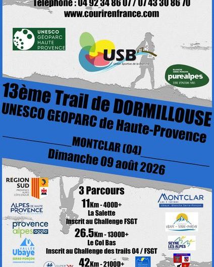 13ème Trail de Dormillouse UNESCO GEOPARC_Montclar