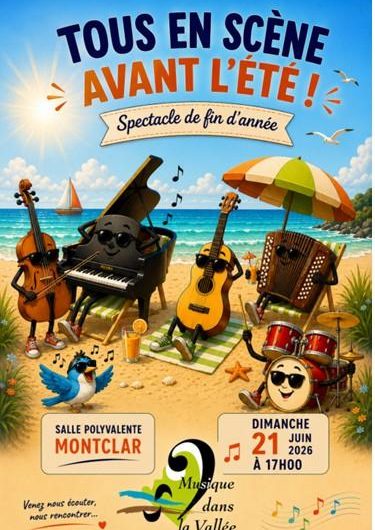 Concert des élèves de Musique dans la Vallée_Montclar